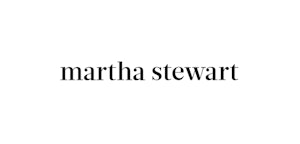 Simple black text reading "martha stewart" centered on a plain white background, formatted in a clean, serif typeface suggestive of elegance and simplicity.