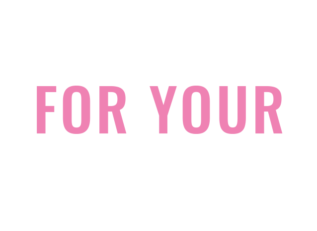 Colorful graphic text announcing "Blooms for Your Bestie" in bold pink and white letters.