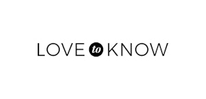 Minimalist logo featuring the phrase "LOVE to KNOW" in black capital letters with a stylized "O" resembling an eye at the center on a white background.