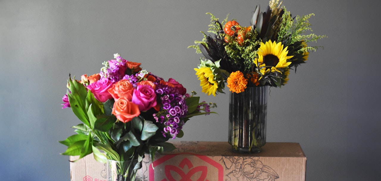 Vibrant floral arrangements featuring sunflowers and assorted colorful roses, perfect for any occasion.
