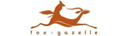 Stylized logo featuring a fox and gazelle in a dynamic, nature-inspired design.