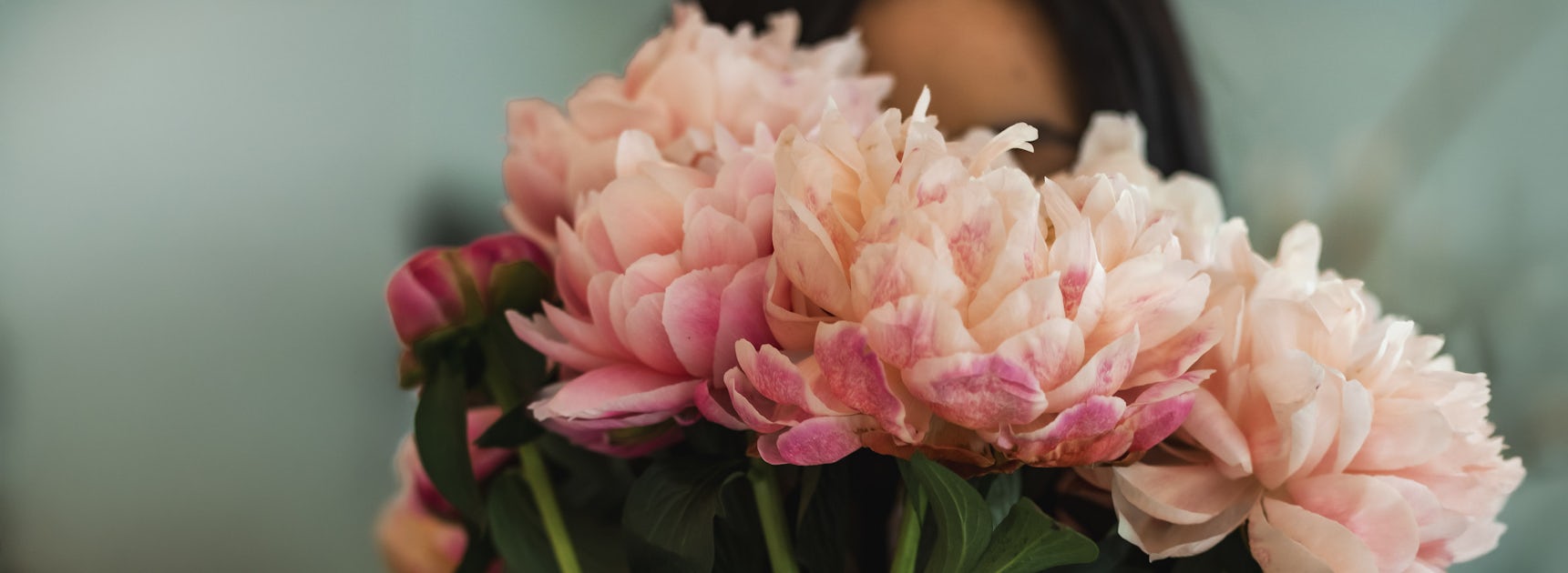 Beautiful peony bouquet in soft pink hues, perfect for gifting or home decor.
