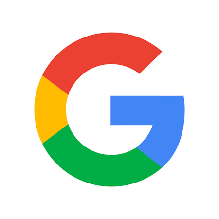 Bright and colorful Google logo featuring iconic red, blue, yellow, and green colors.