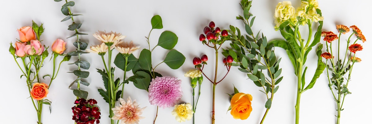 Vibrant arrangement of assorted flowers including roses, daisies, and greenery for stunning decor.