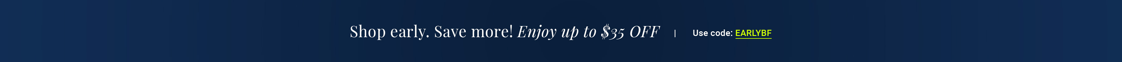 Elegant blue gradient background featuring bold text for promotional offers and discounts.