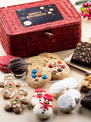 Delicious holiday cookie assortment with festive shapes and flavors, perfect for celebrations.