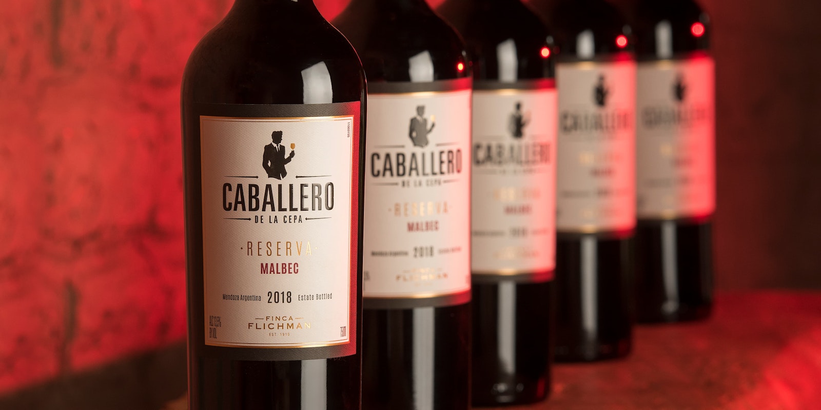 Caballero wine bottles