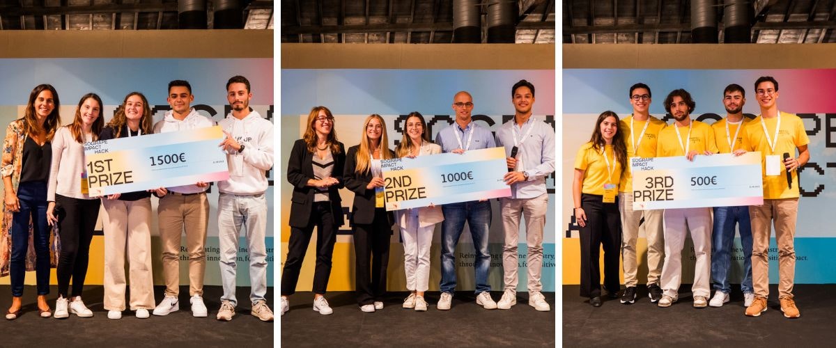 Winners of Sogrape innovation hackathon