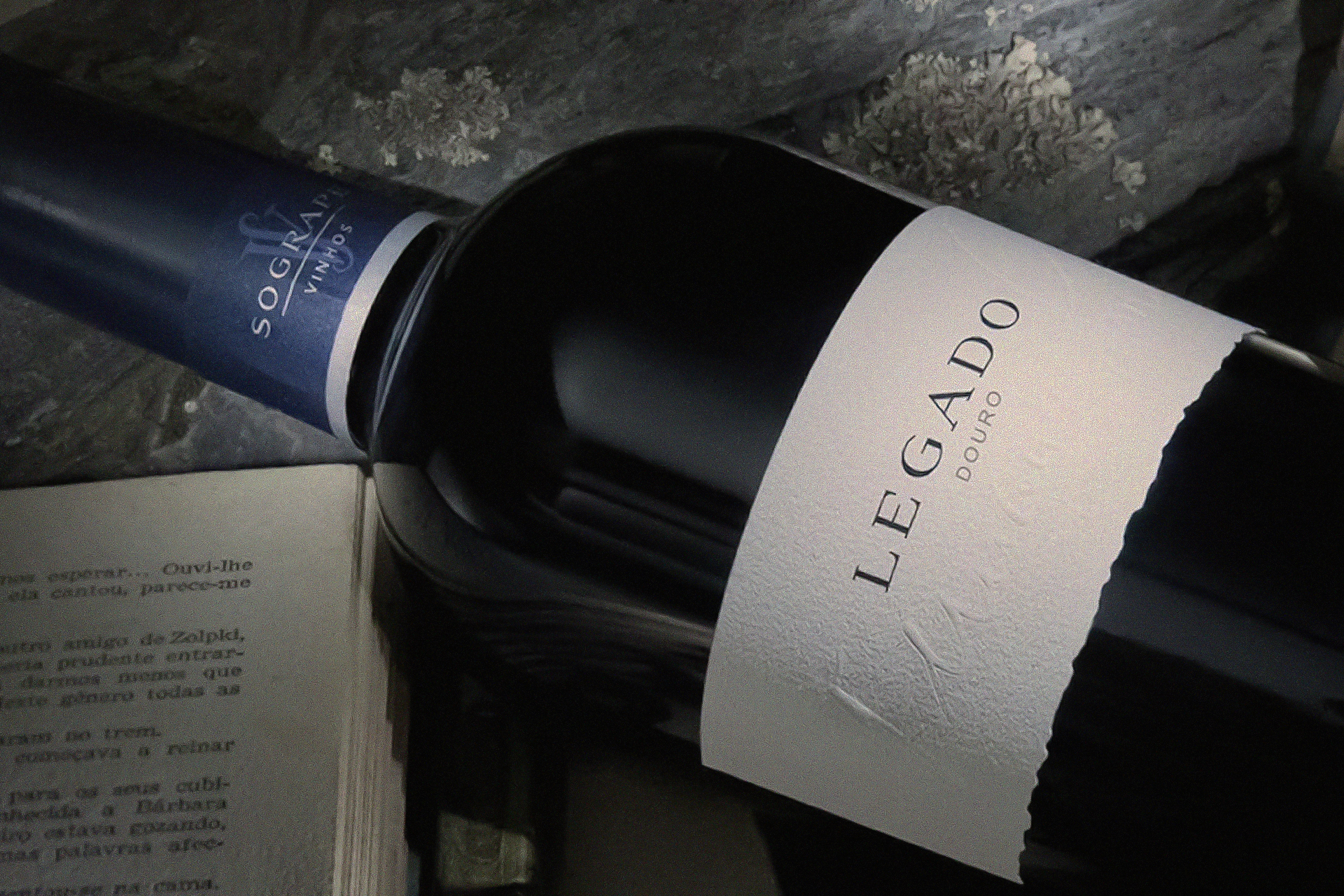 Legado bottle and a book (lifestyle)