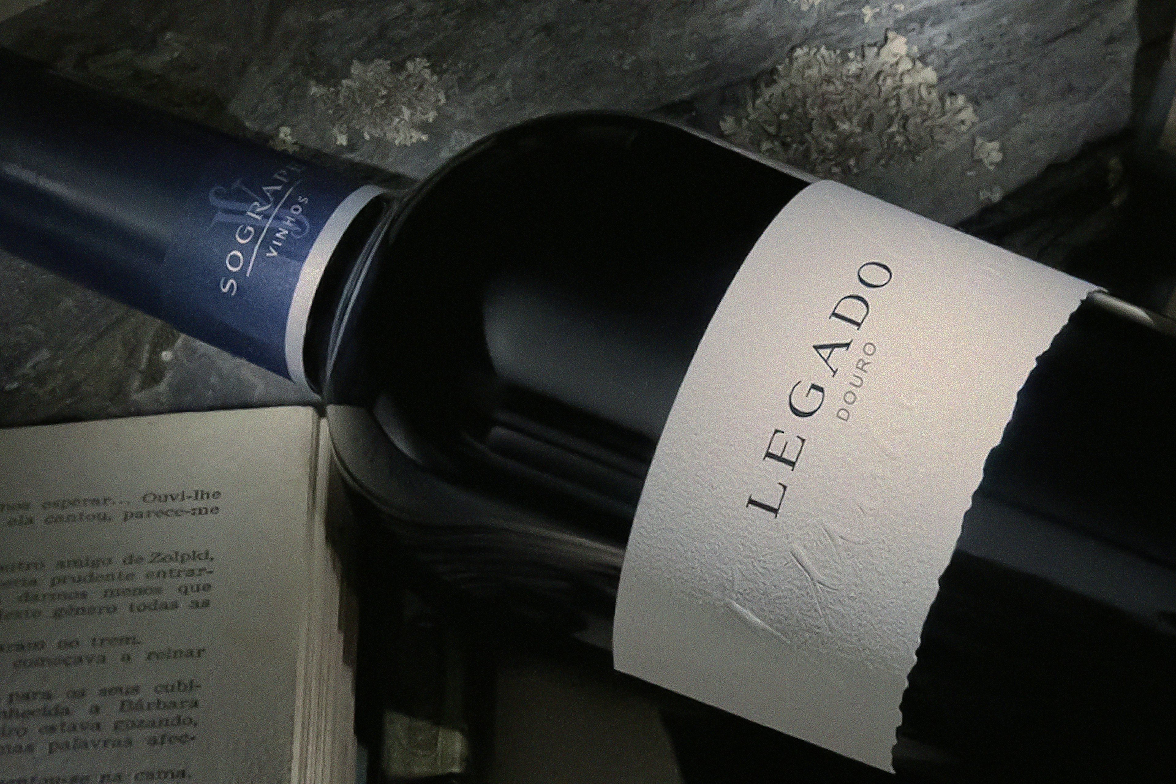 Legado bottle and a book (lifestyle)