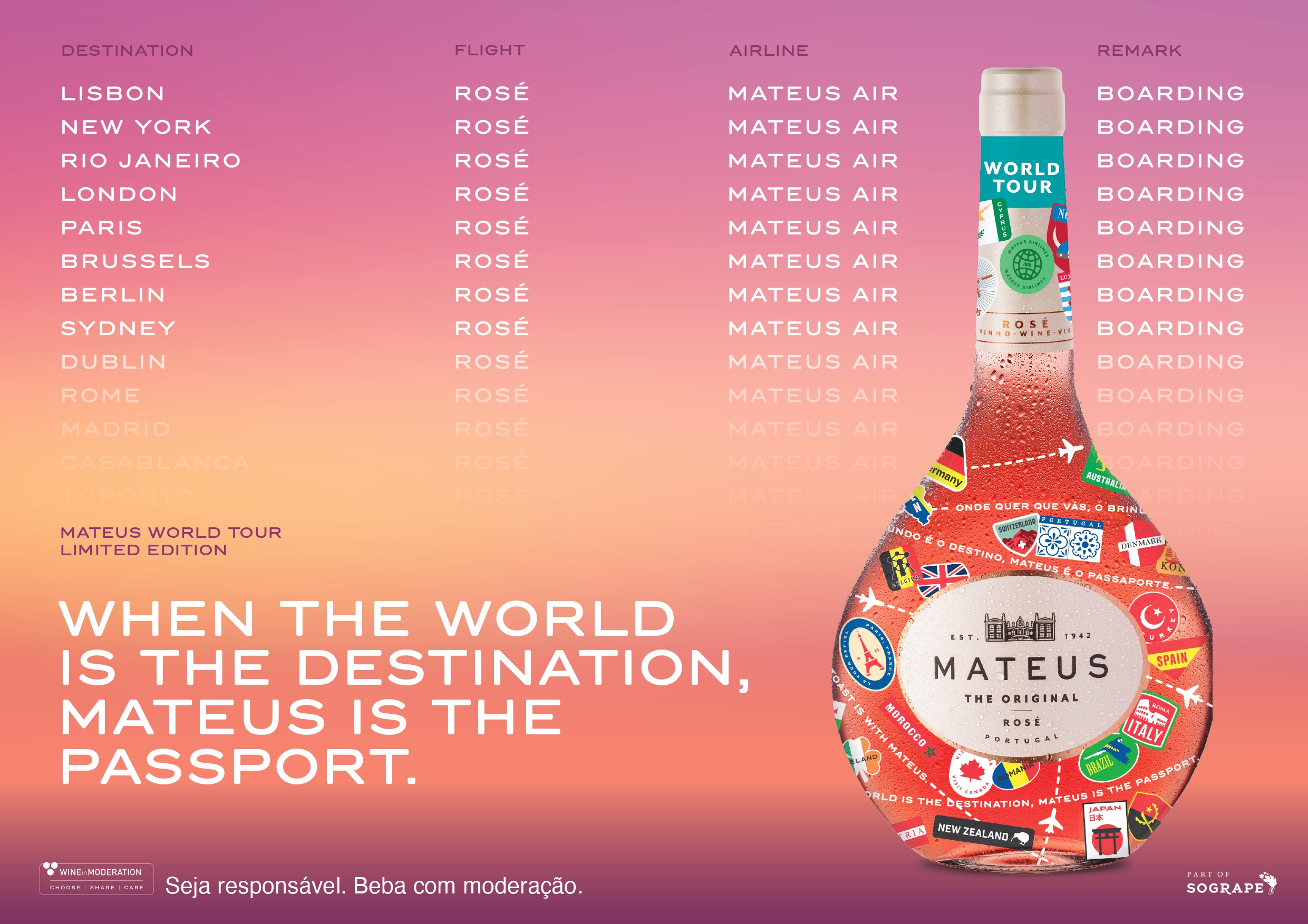 When The World Is Your Destination, Mateus Is Your Passport
