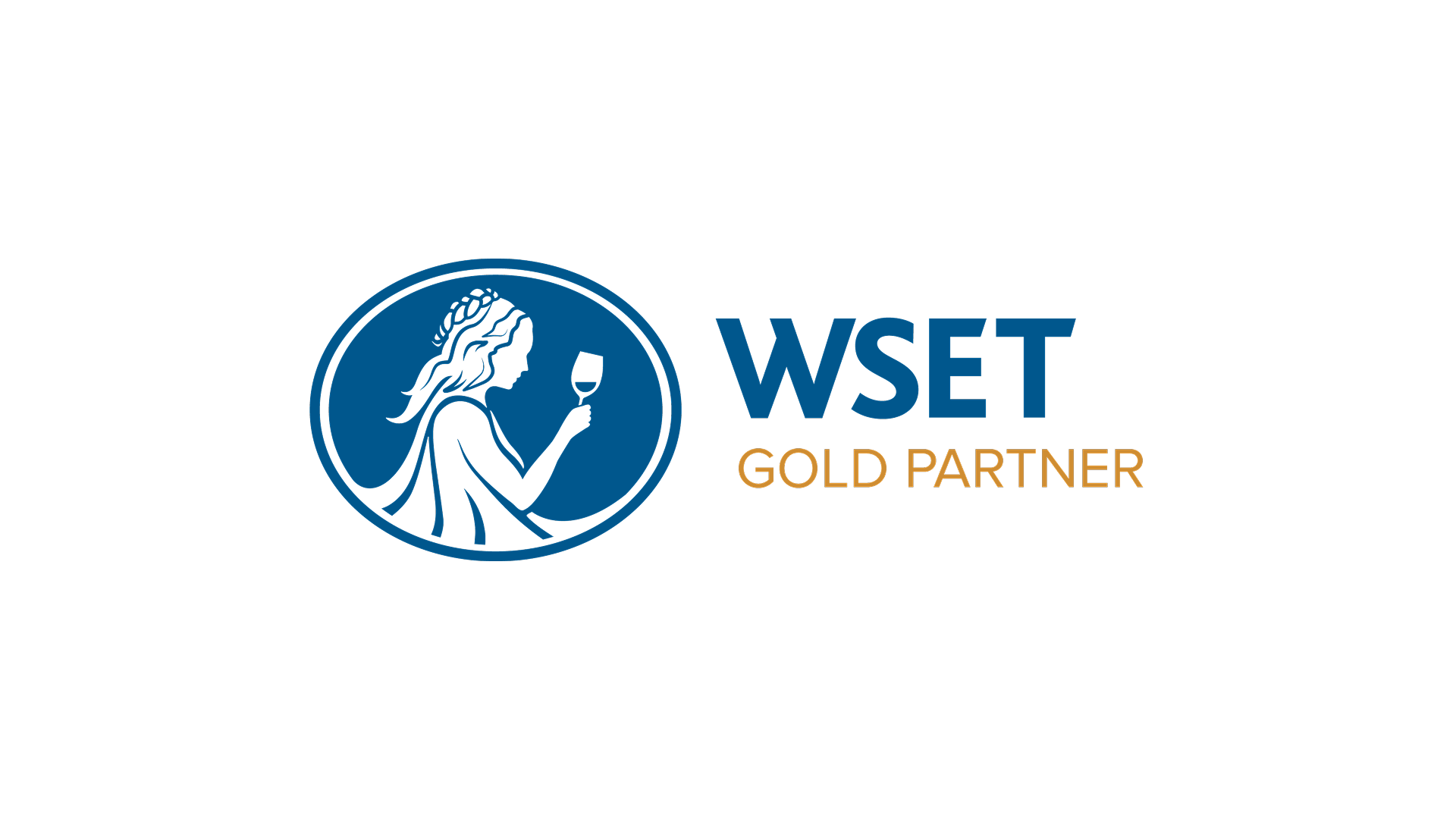 logo wset gold partner em fundo branco