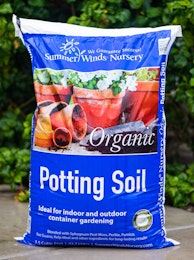 Summerwinds Organic Potting Soil Bag of organic SummerWinds Potting Soil