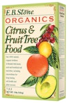 4 lb. box of e.b. stone organics citrus and fruit tree food or fertilizer