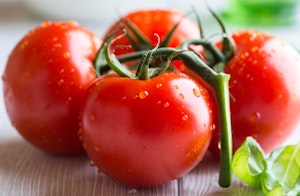 tomatoes on table