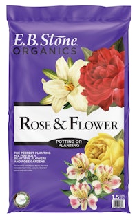 Bag of E.B. Stone Organics Rose and Flower Potting or Planting Soil 1.5 cu. ft. 