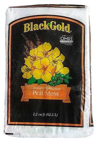Bag of Black Gold Canadian Spagnum Peat Moss 2.2 cuft. 