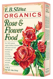 4 lb box of eb stone organics rose & flower food