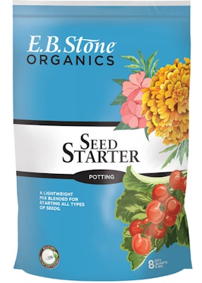 8 quart bag of eb stone organics seed starter potting soil