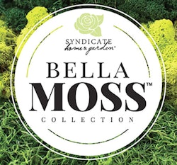 Bella moss collection logo Syndicate home & garden bella moss collection logo