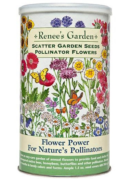 A package of Renee's Garden - Scatter Garden Seeds - Pollinator Flowers