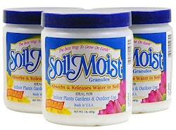 3 jars of soil moist granules