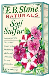 4 lb. box of e.b. stone naturals soil sulfur