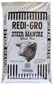 1 cu ft bag of redi-gro steer manure