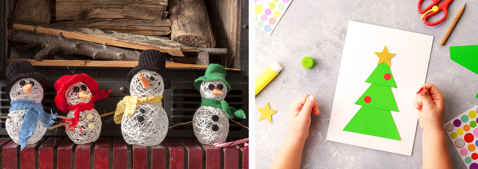 holiday crafts for kids paper and string
