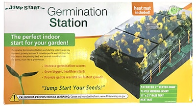 Jump start germination station with heat mat Jump start germination station with heat mat