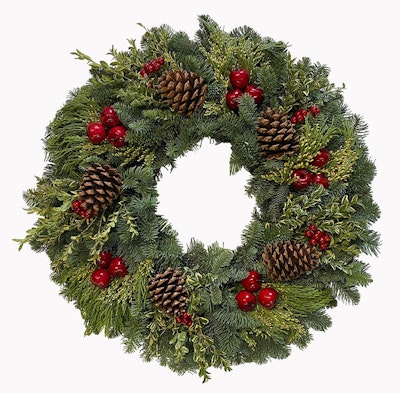 holiday decor 2021 regal fruit wreath