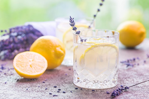 Rosemary lavender cocktail