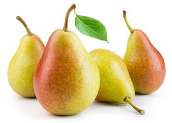 4 whole bartlett pears