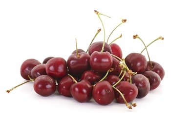 bing cherries in a pile