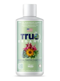 A bottle of True Organic Liquid All Purpose Plant Food - Organic Fertilizer
