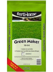 A bag of ferti•lome® Green Maker - Premium Lawn Food