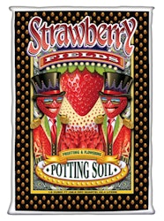 Strawberry Fields Potting Soil A bag of Strawberry Fields Potting Soil from FoxFarm