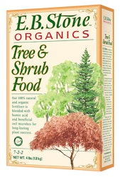 4 lb box of eb stone organics tree and shrub food fertilizer
