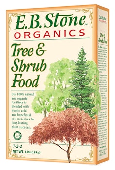 4 lb box of eb stone organics tree and shrub food fertilizer