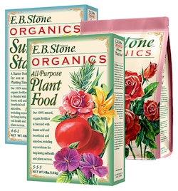 eb stone organics all purpose plant food, sure start and rose and flower food 4 lb packages of eb stone organics all purpose plant food, sure start and rose and flower food