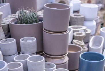 pottery or planters retro collection from pacific home and garden