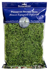 Super moss preserved spanish moss green 8 oz.