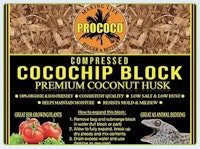 Prococo - Compressed Cocochip Block Premium Coconut Husk from Tank's Green Stuff.
