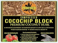 Prococo - Compressed Cocochip Block Premium Coconut Husk from Tank's Green Stuff.