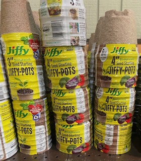 jiffy seed starting pots 3 and 4 inch