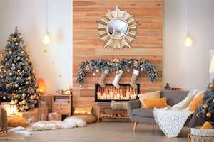 modern gold christmas living room summerwinds arizona
