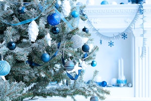 icy blue christmas tree ornaments summerwinds arizona