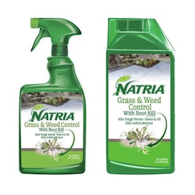 3 sizes of Natria® Grass & Weed Control with Root Kill