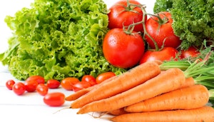 lettuce, tomatoes, carrots, parsley vegetables