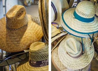 A wide variety of gardening hats for men and women.